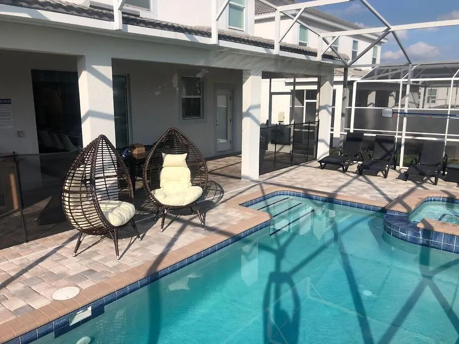 Cheerful 9Br/5Ba Pool/Spa Home Cinema Smart Tv Davenport