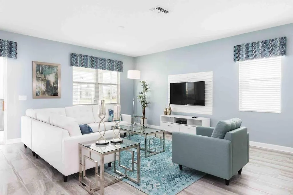 Cheerful 9Br/5Ba Pool/Spa Home Cinema Smart Tv Davenport 0*,  United States