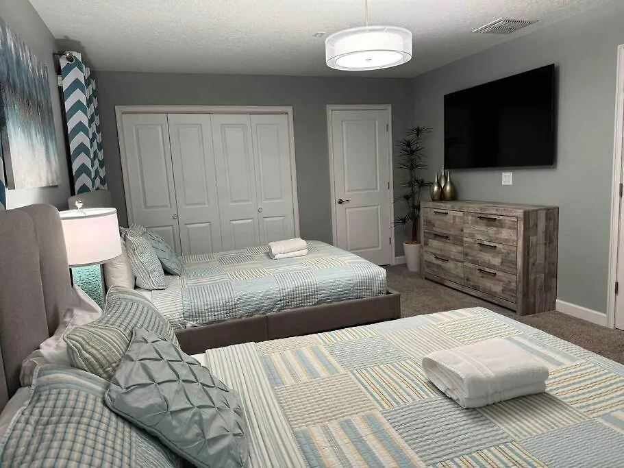Cheerful 9Br/5Ba Pool/Spa Home Cinema Smart Tv Davenport